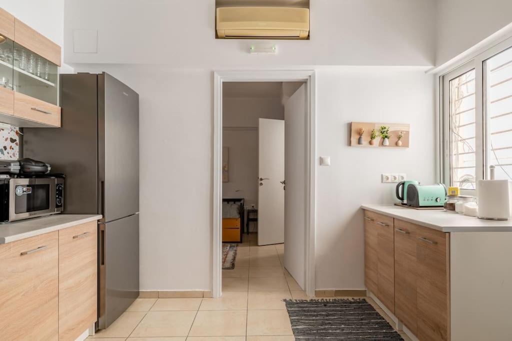 Brand New Bright Modern 6Bdr Apt-1Min To Acropolis Athen Eksteriør billede