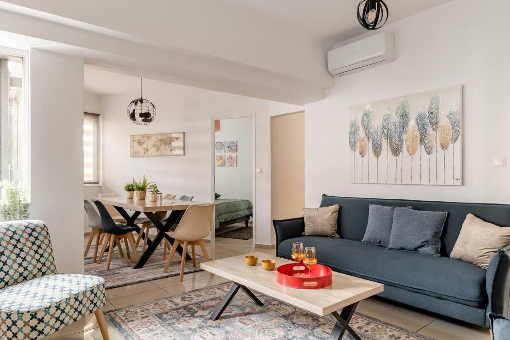 Brand New Bright Modern 6Bdr Apt-1Min To Acropolis Athen Eksteriør billede